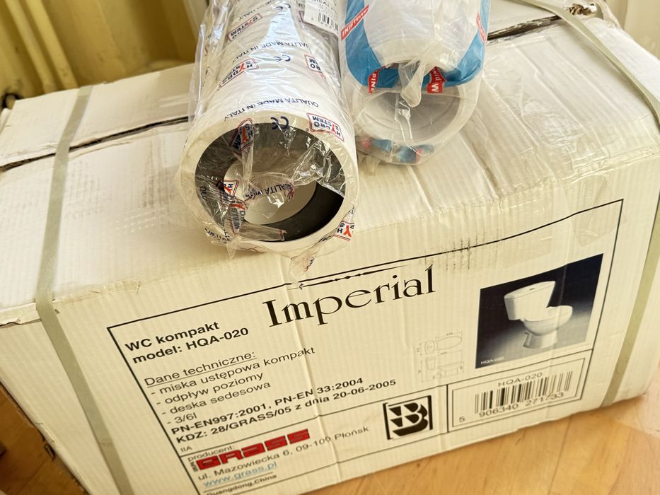 WC Compact pełny zestaw