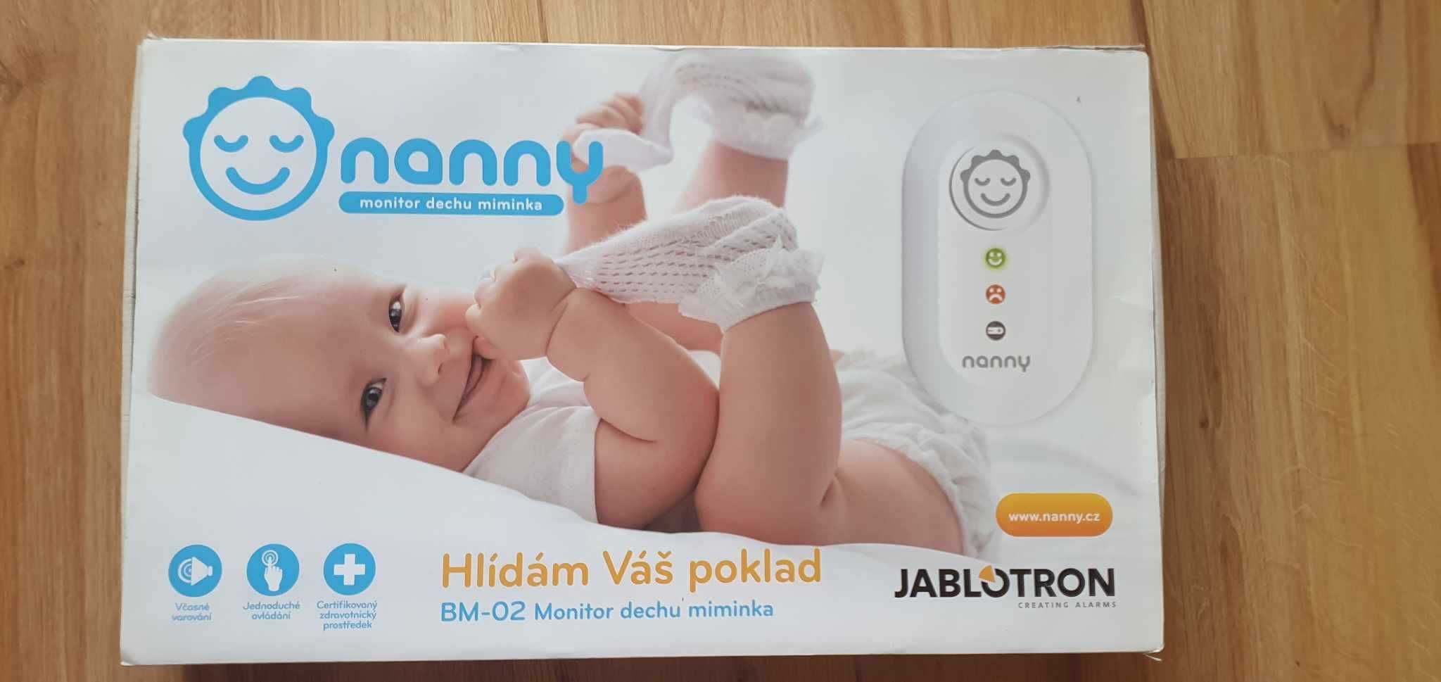 Monitor oddechu Nanny certyfikowany medyczny