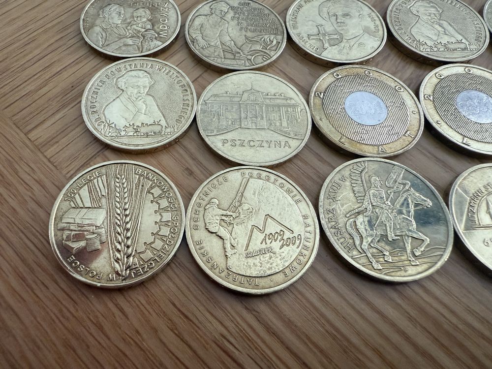 20 monet okolicznościowych 2zł