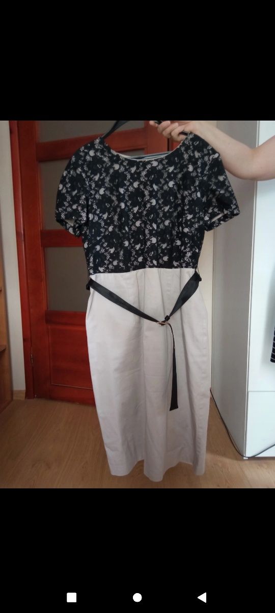 Elegancka bawełniana sukienka Monnari