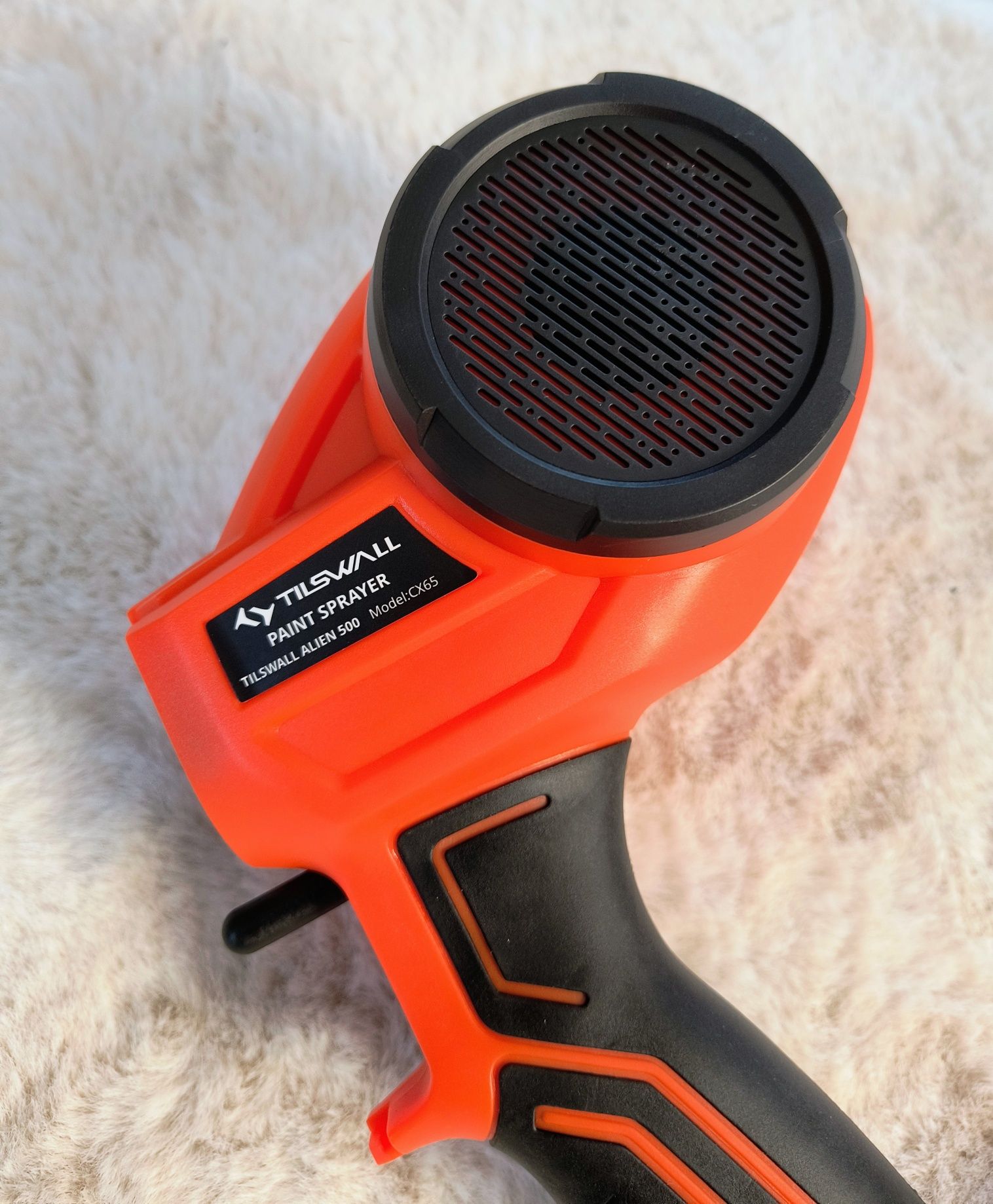 Spryskiwacz farb tilswall, hvlp-elektryczny, pistolet do farby alien 5