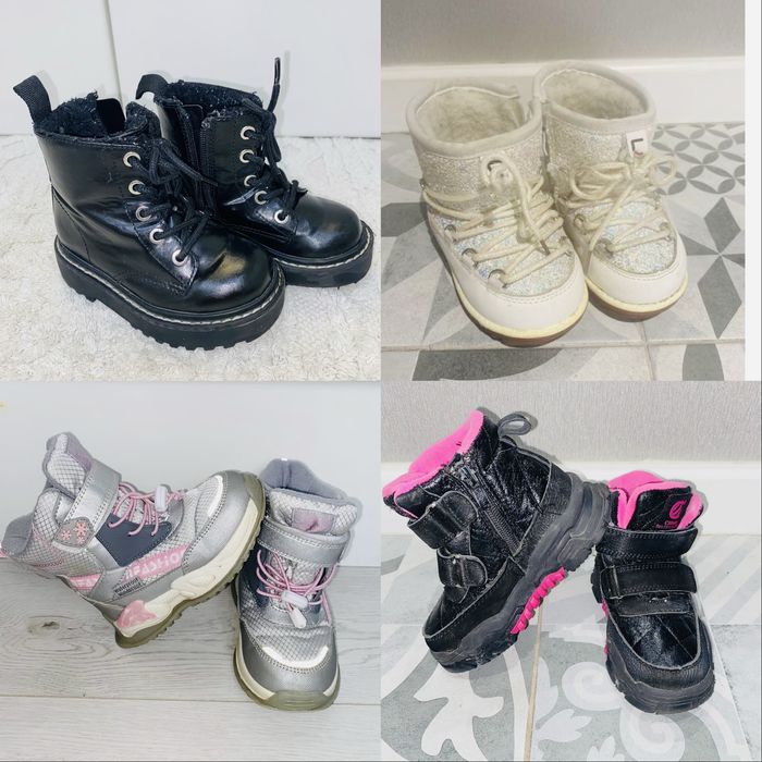 Зимові черевики для дівчинки 25 розмір 26 розмір