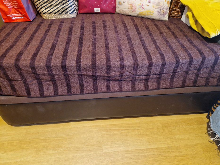 Cama sommier + colchão 90x190