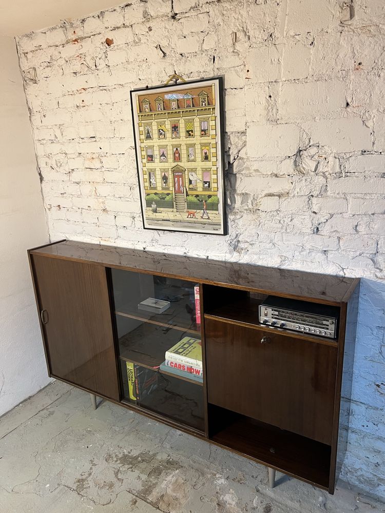 Biblioteczka witryna Violetta prl vintage retro