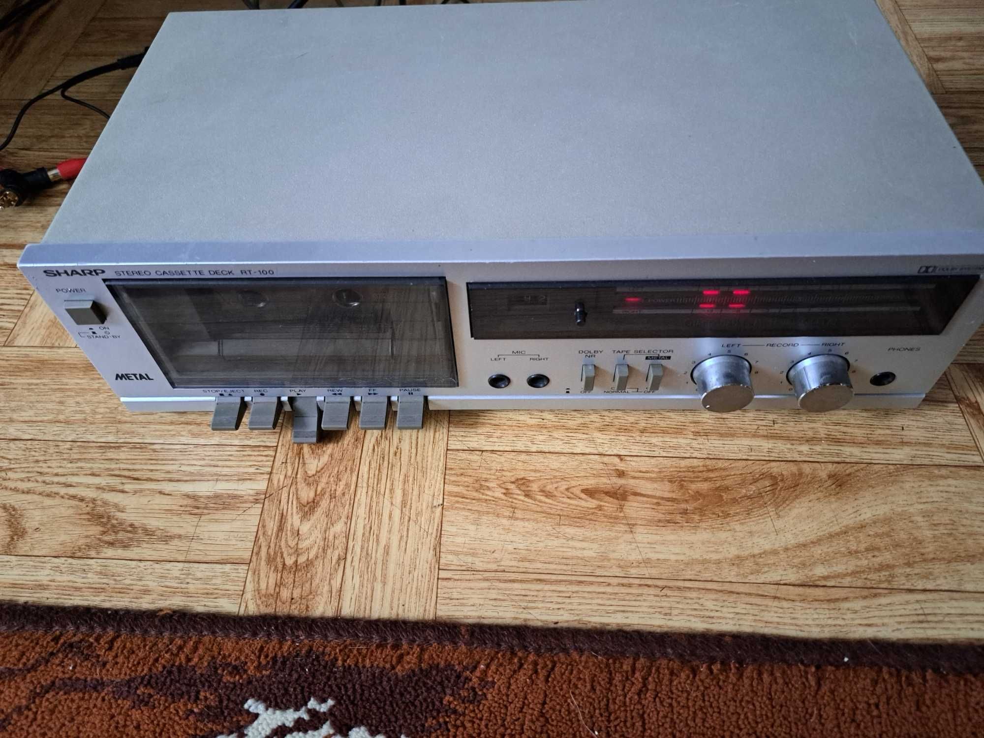 Magnetofon kasetowy Sharp deck -RT-100