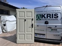 Drzwi wejściowe drewniane zewnętrzne Na Wymiar Amerykańskie C. Polska