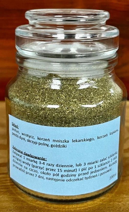 Zioła na oczyszczanie, odrobaczanie i odgrzybianie organizmu 200ml