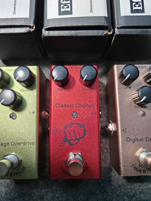 Педалі Ефектів Overdrive, Delay, Chorus