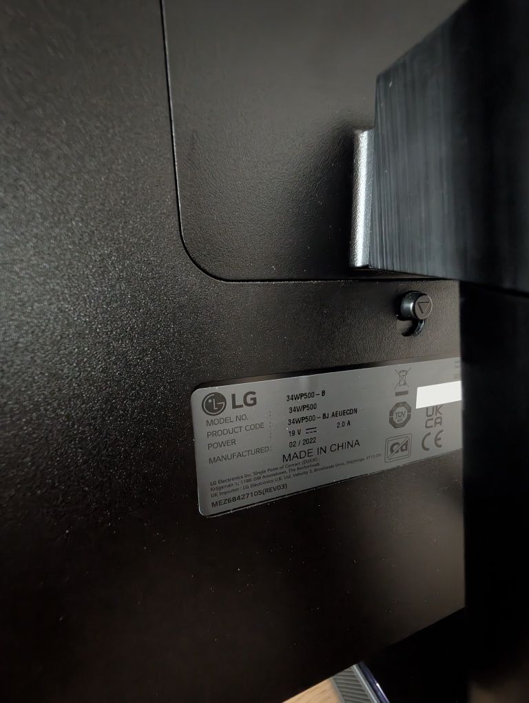Monitor LG 34' Polegadas