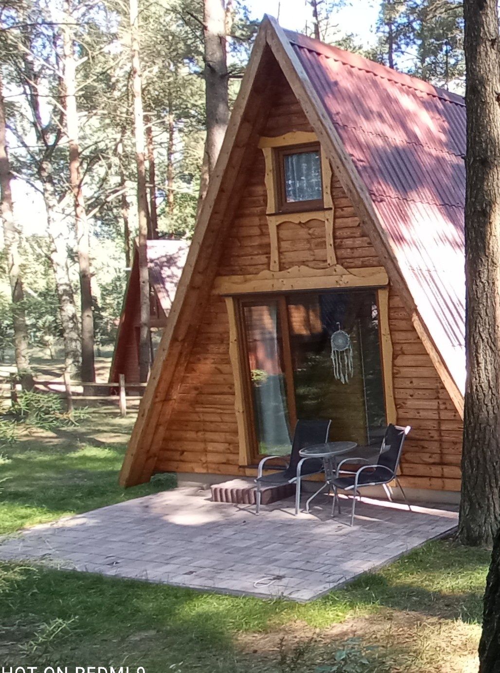 Noclegi domki nad jeziorem Hartowieckim Leśne Zacisze