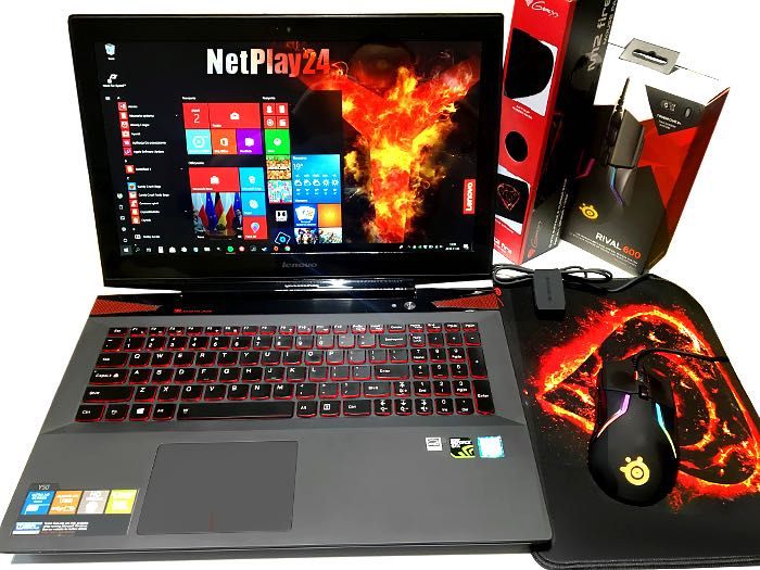 Gamingowy Laptop Lenovo Cztero i5 NVIDIA Ram8GB SSD256GB Do Gier Pracy