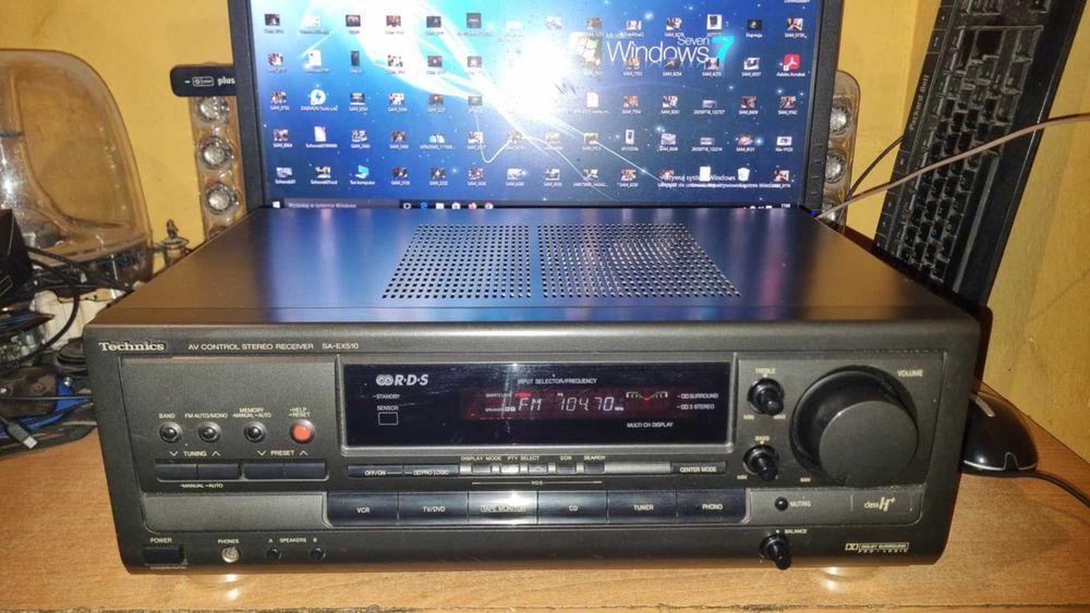 Amplituner TECHNICS SA-EX510 stereo 2 pary kolumn i 5.1