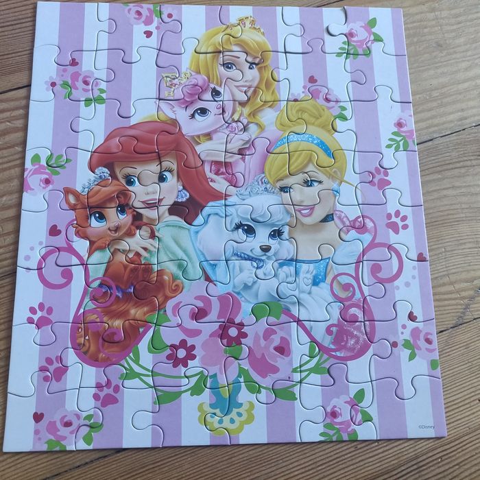 Puzzle Roszpunka, Arielka, Kopciuszek