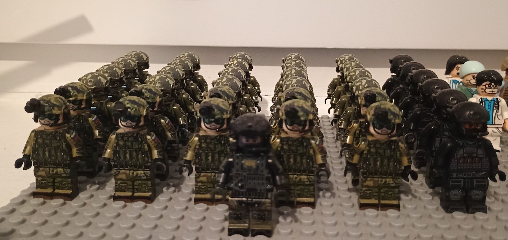 Klocki kompatybilne z lego figurki wojskowe żołnierzy