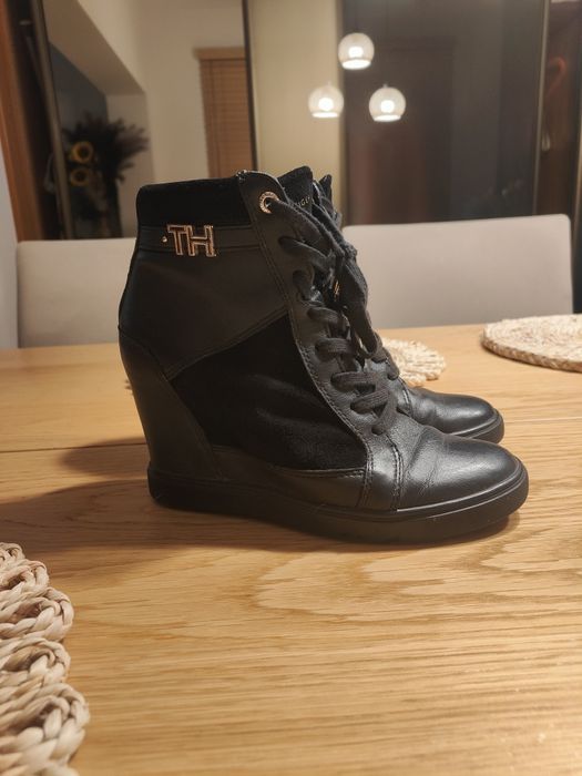 Botki skórzane tommy hilfiger
