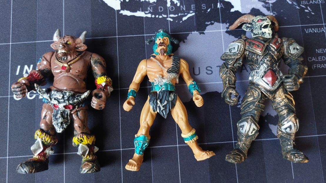 Figurki bootleg - Minotaur, Demon Astaroth i wojownik