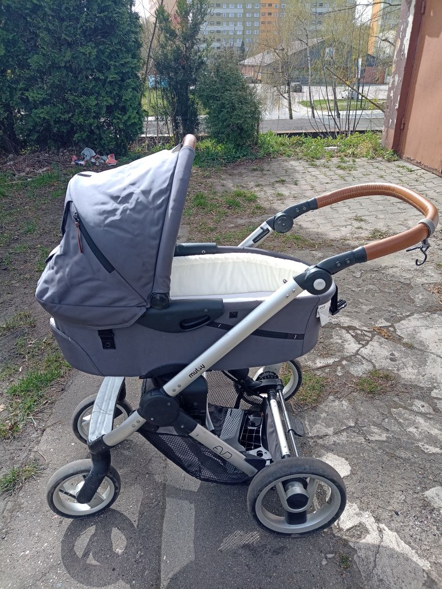 Mutsy evo 3 w 1 Urban  nomad  wózek gondola spacerówka maxi cosi