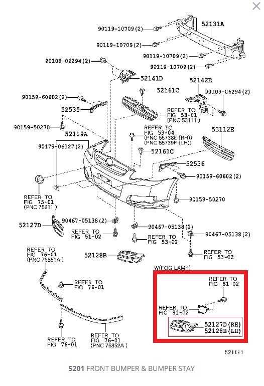 Рамки противотуманных фар от Toyota Corolla 2006 (ОРИГИНАЛ)