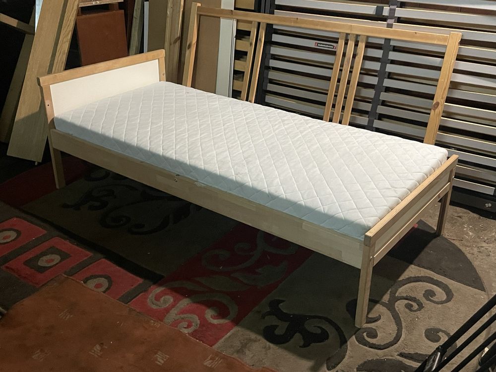 Дерев’яне дитяче ліжко IKEA з матрасом 160х70 Кровать з Європи