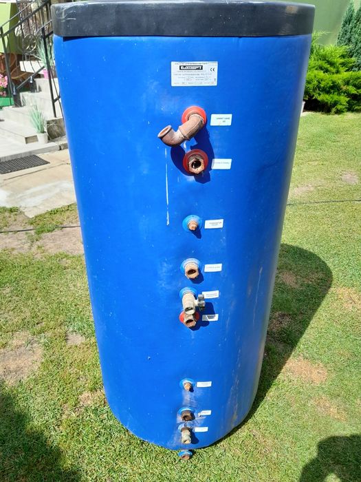Bufor zasobnik c.w.u 300l elektromet z grzałka i wężownicą solarną
