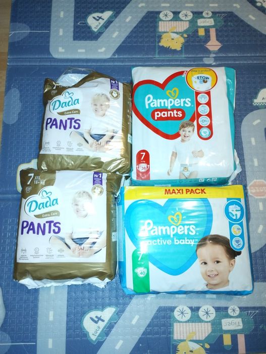Pieluchy Pampers i Dada