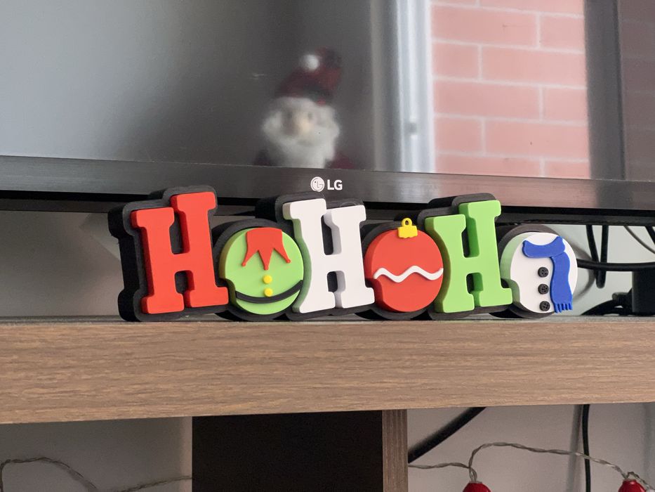 Decoração de Natal “HOHOHO”