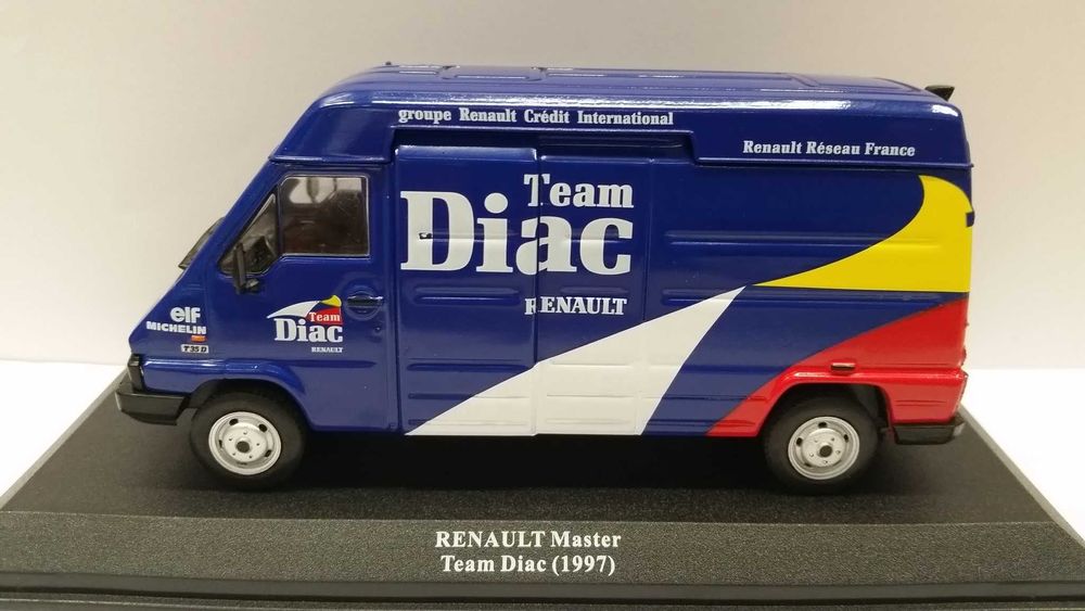 Miniaturas carrinhas assistência rally