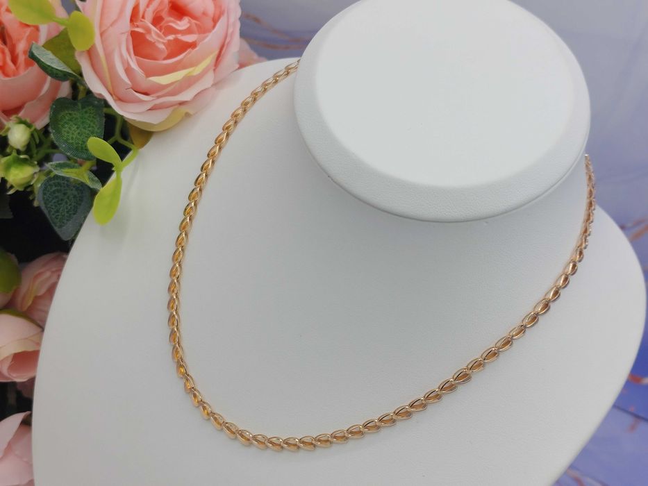 ZŁOTY ŁAŃCUSZEK 7,80 GR. próba: 585 roz. 46 Komis Redi