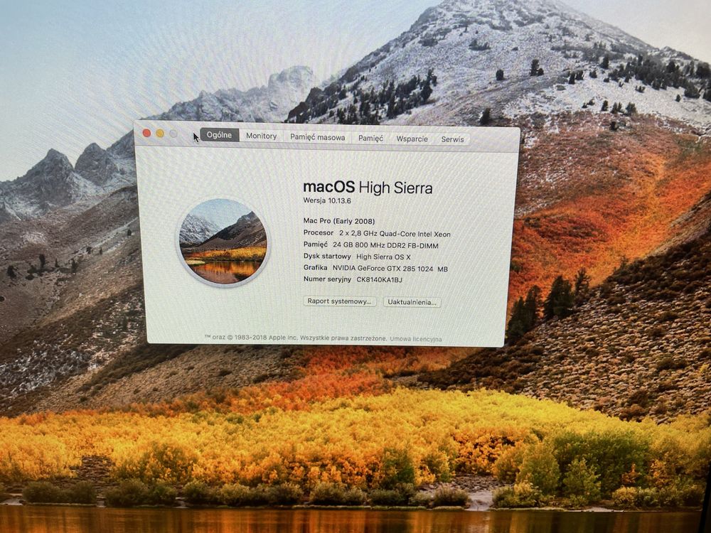 Komputer stacjonarny | Apple Mac Pro | x2 Monitor Apple Cinema