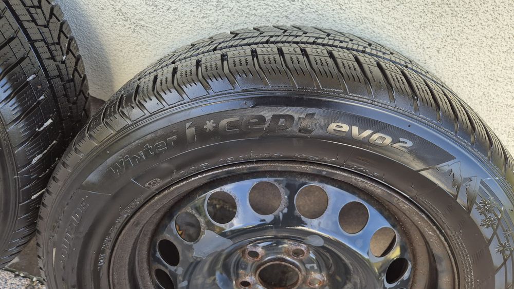 Koła felgi stalowe 16" Opel 5x105 opony zimowe