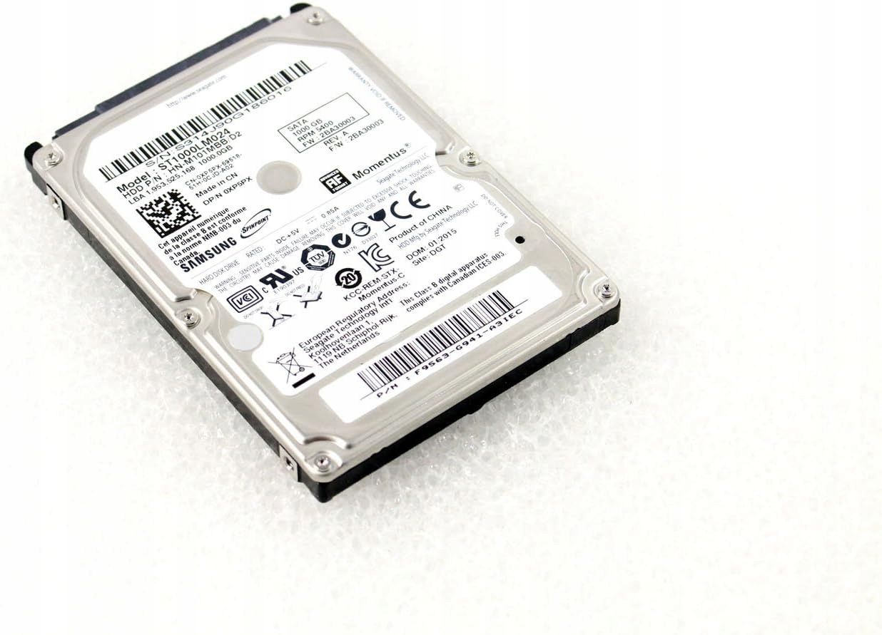 outlet bipra dysk twardy 1 tb 2,5 cala prędkość obrotowa 5400 rpm