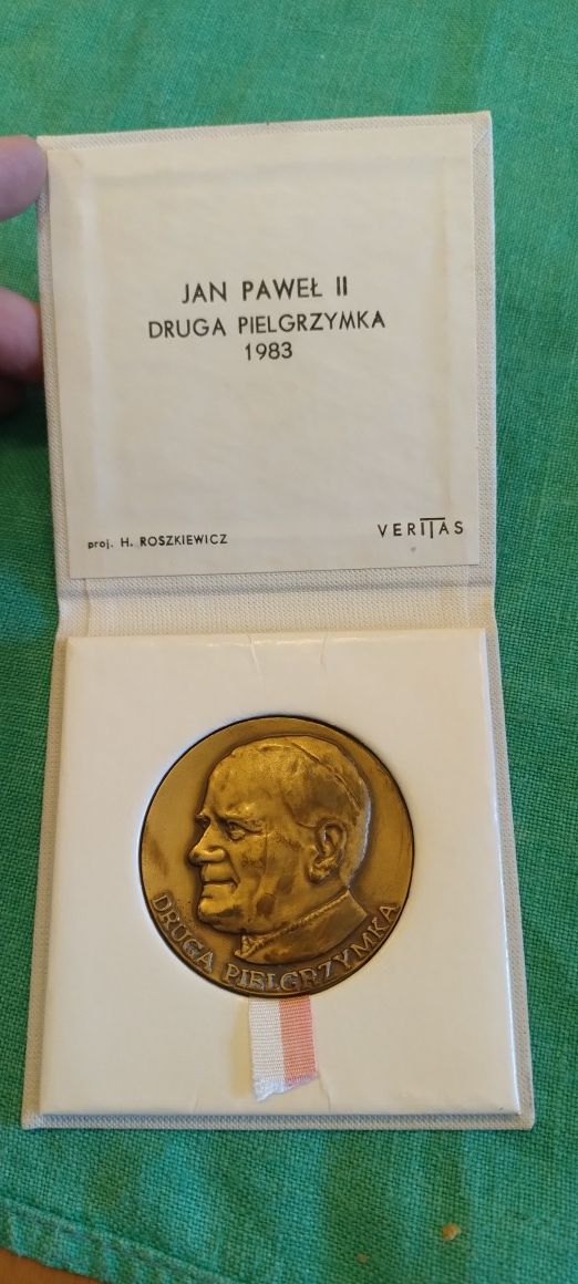 Medal Jan Paweł II 1983 II pielgrzymka do Polski brąz
