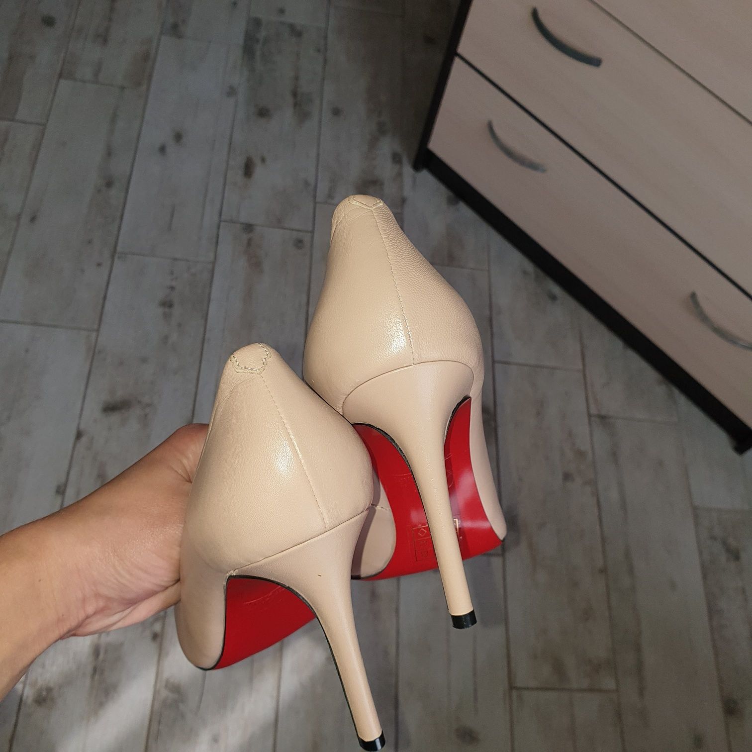 туфли christian louboutin кожа