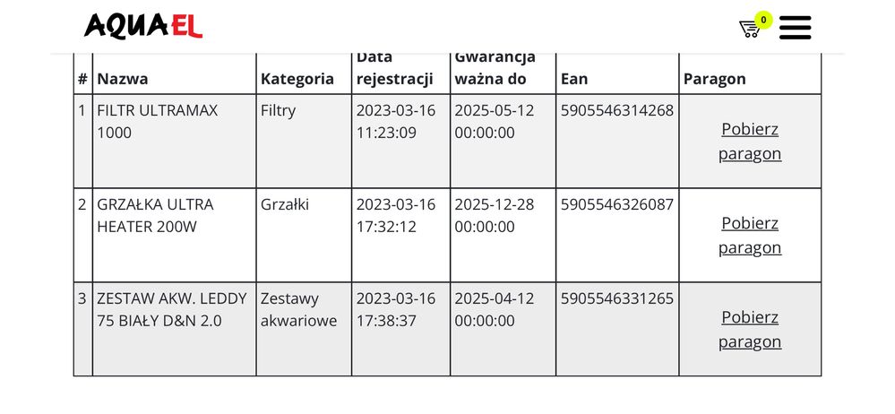 Akwarium 105l Aquael Zestaw