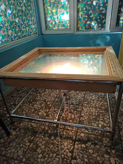 Стаціонарна пісочниця з підсвіткою для арт-терапії / сенсорної терапії