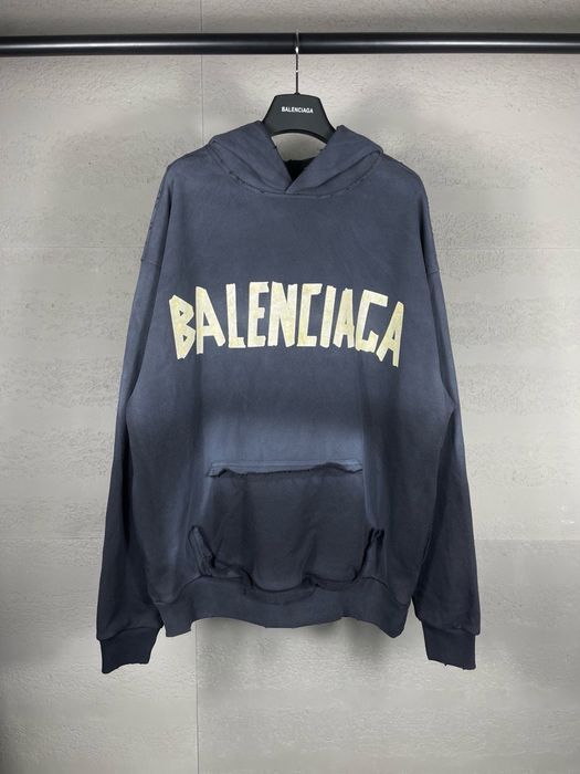 BALENCIAGA scotch худи мужское оверсайз оригинал женское унисекс