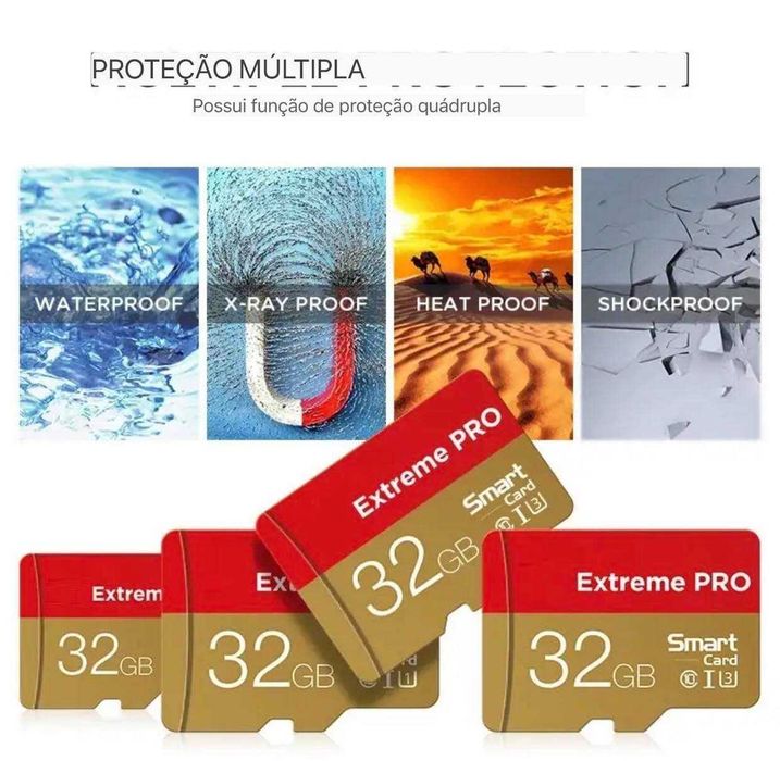Cartão Micro sd 32GB Novo