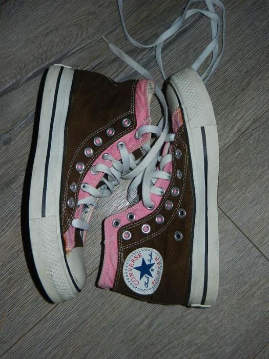Коричневые кеды converse, оригинал, 36 размер, 23 см