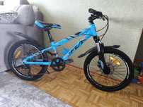 Детский аллюминиевый велосипед Oskar 20" на Shimano