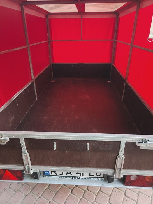 Przyczepka STIM z hamulcem najazdowym,praktycznie NOWA