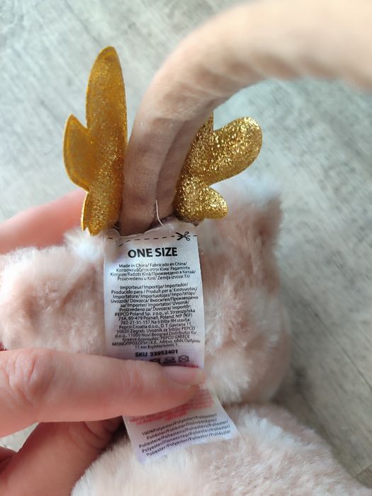 Nowa opaska na uszy #świąteczna