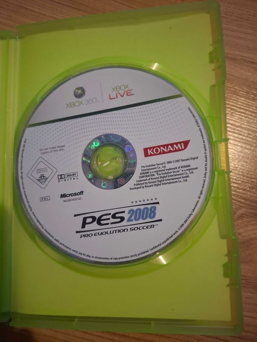 Pro Evolution Soccer 2008 PES xbox 360