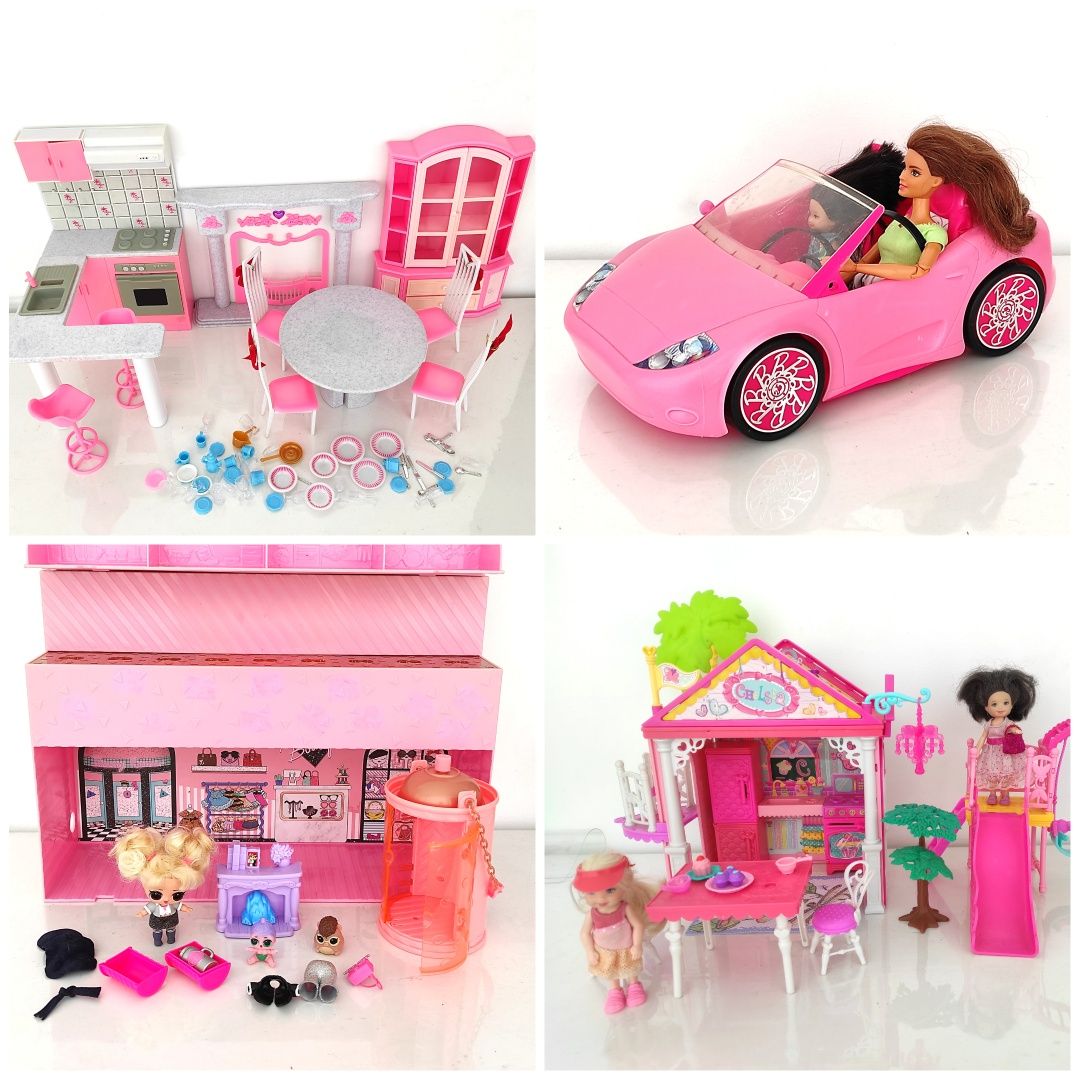 Меблі кухня машина барбі barbie lol дім mattel лялька кукла lego лего