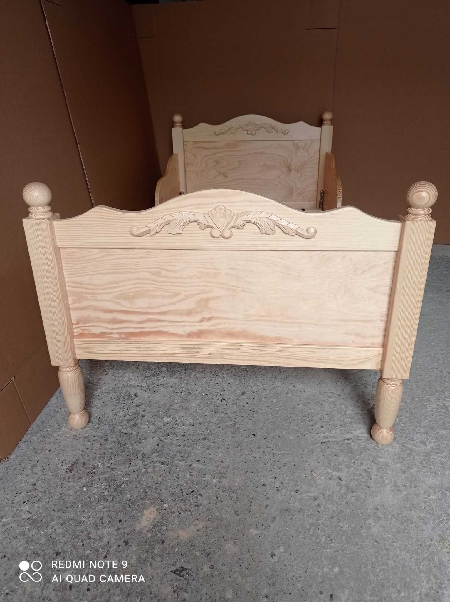 łóżko skandynawskie łóżeczko retro łóżko w starym stylu 80x180