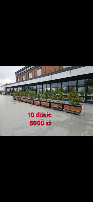 Donice murowane, donice ogrodowe, ogródek piwny