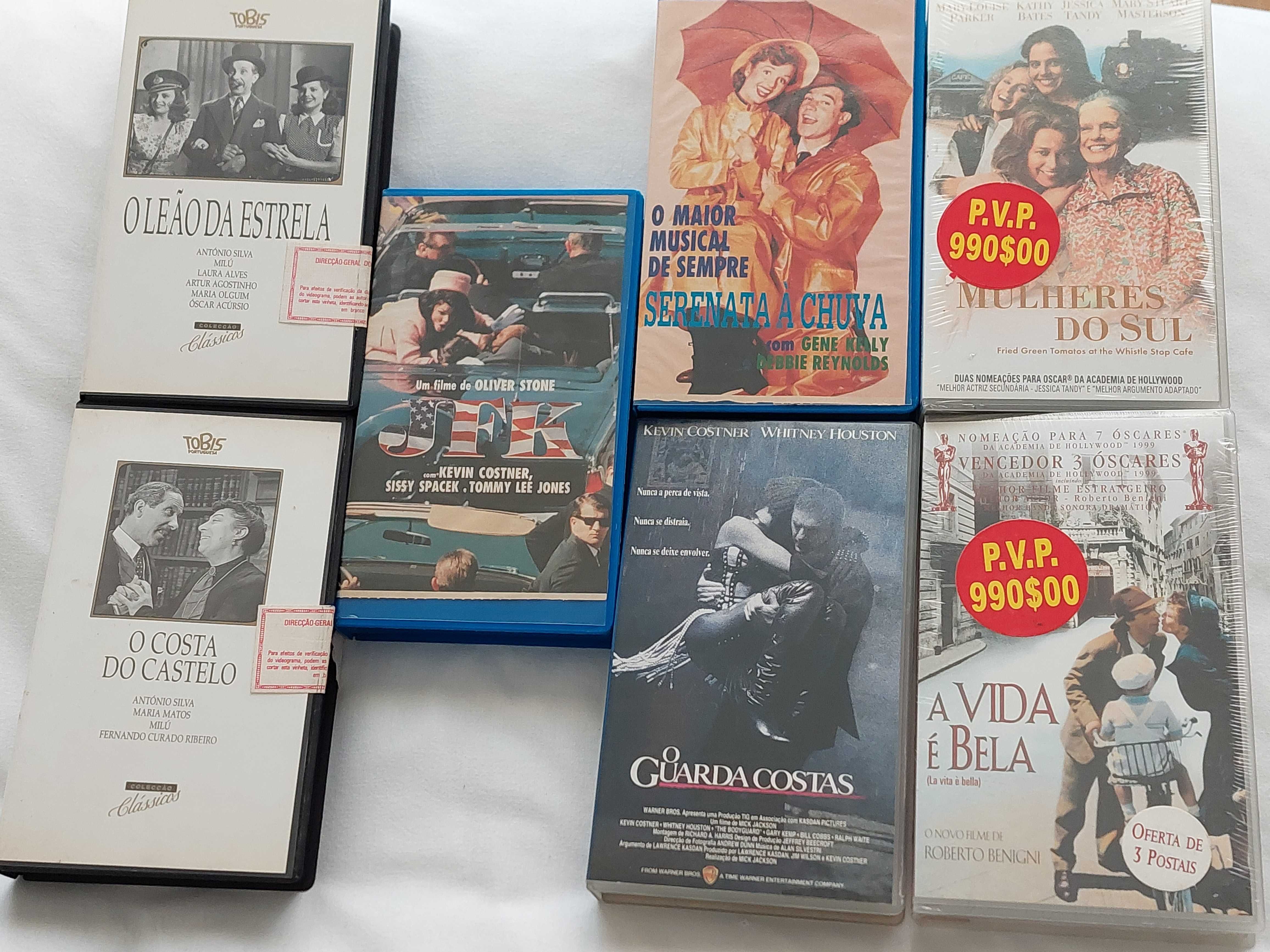 Rever Filmes antigos Cassetes VHS - (3 € conjunto total de 3 cassetes)