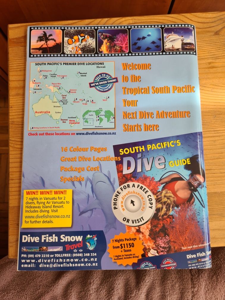 Dive New Zealand june/july 2006 issue 94 magazyn gazeta po angielsku