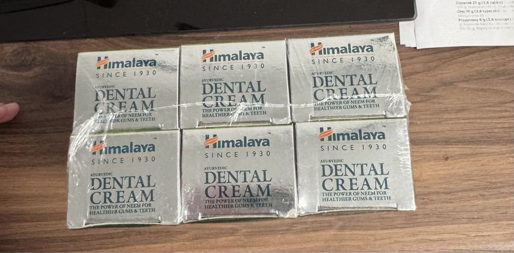 Pasta do zebow himalaya dental cream 6 sztuk