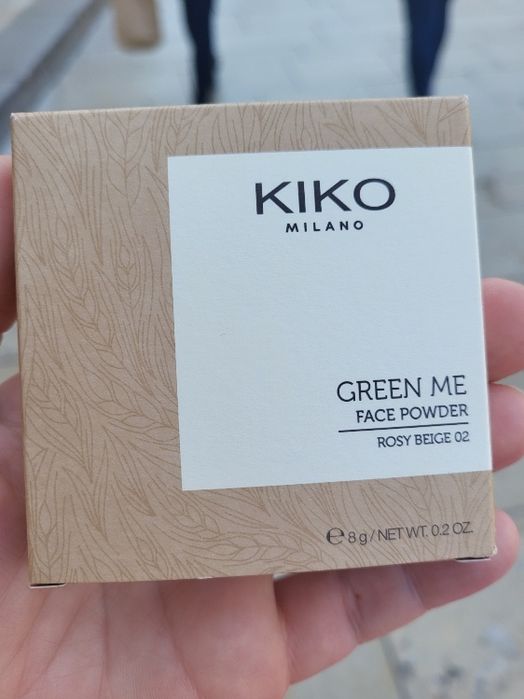 Хайлайт-пудра з матовим фінішем KIKO Milano Green Me Face Powder