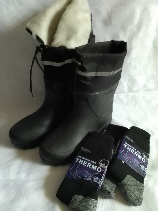 Чоботи зимові, рибальські, Eva матеріал, піна